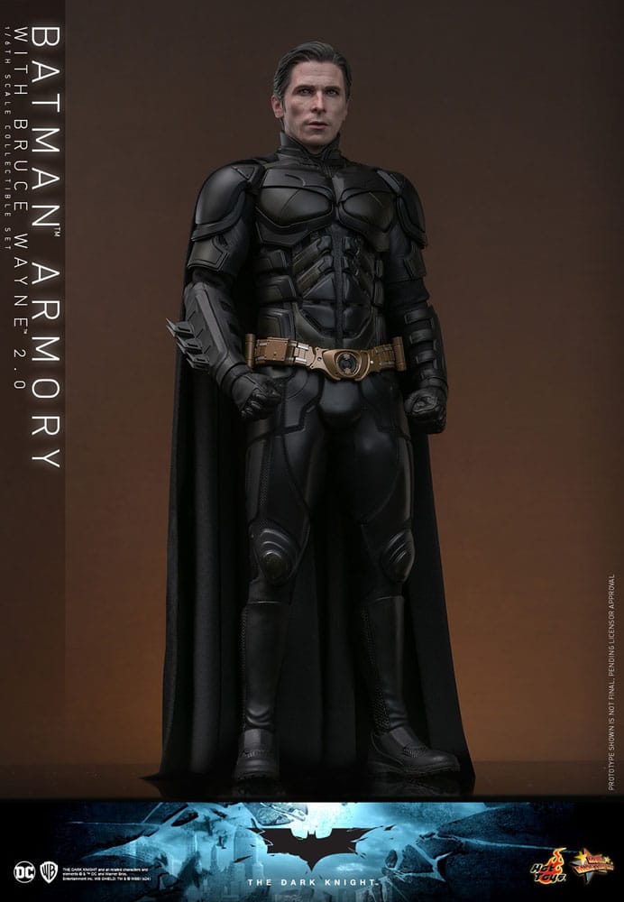 The Dark Knight Movie Masterpiece Actionfigur & Diorama 1/6 Batman Armory with Bruce Wayne (2.0) 30 cm