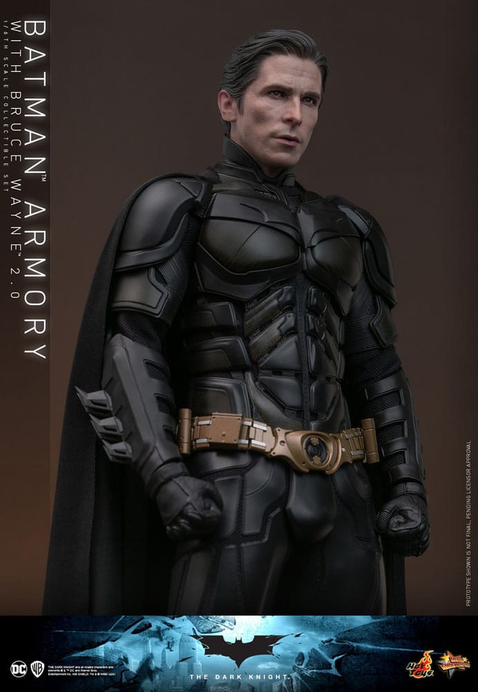 The Dark Knight Movie Masterpiece Actionfigur & Diorama 1/6 Batman Armory with Bruce Wayne (2.0) 30 cm