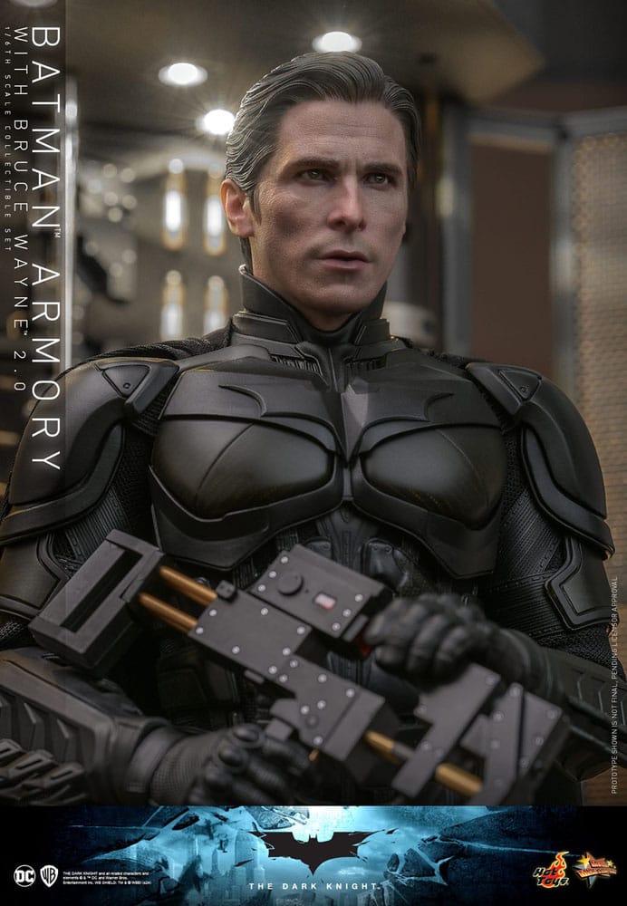 The Dark Knight Movie Masterpiece Actionfigur & Diorama 1/6 Batman Armory with Bruce Wayne (2.0) 30 cm