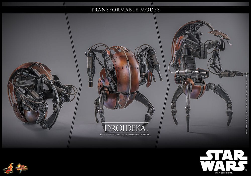 Star Wars Episode I Movie Masterpiece Actionfigur 1/6 Droideka 27 cm