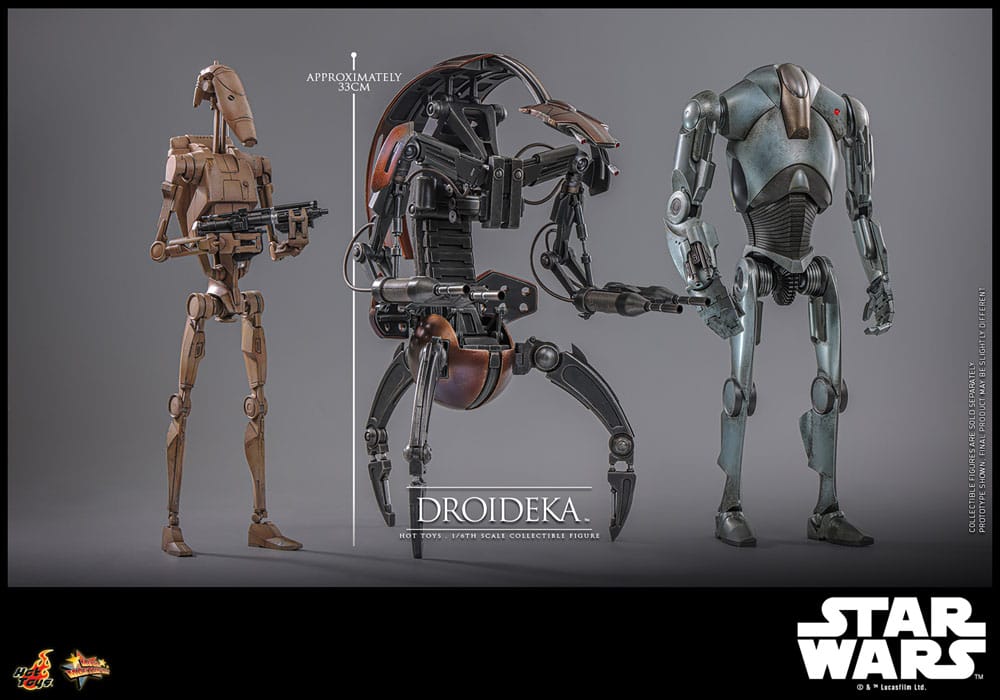 Star Wars Episode I Movie Masterpiece Actionfigur 1/6 Droideka 27 cm