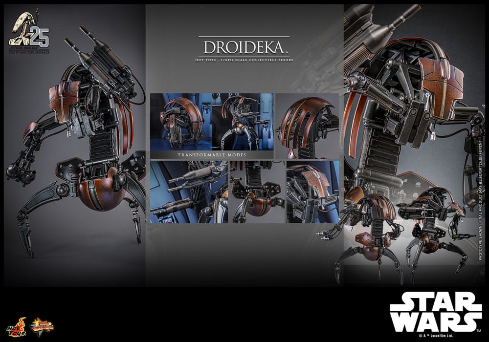 Star Wars Episode I Movie Masterpiece Actionfigur 1/6 Droideka 27 cm