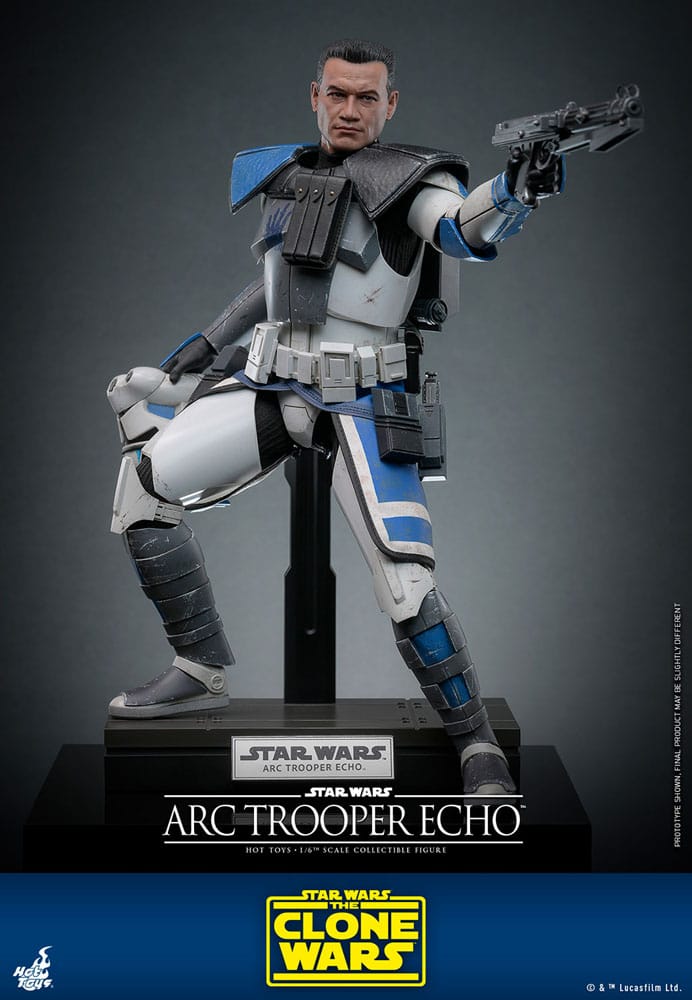 Star Wars: The Clone Wars Actionfigur 1/6 Arc Trooper Echo 30 cm