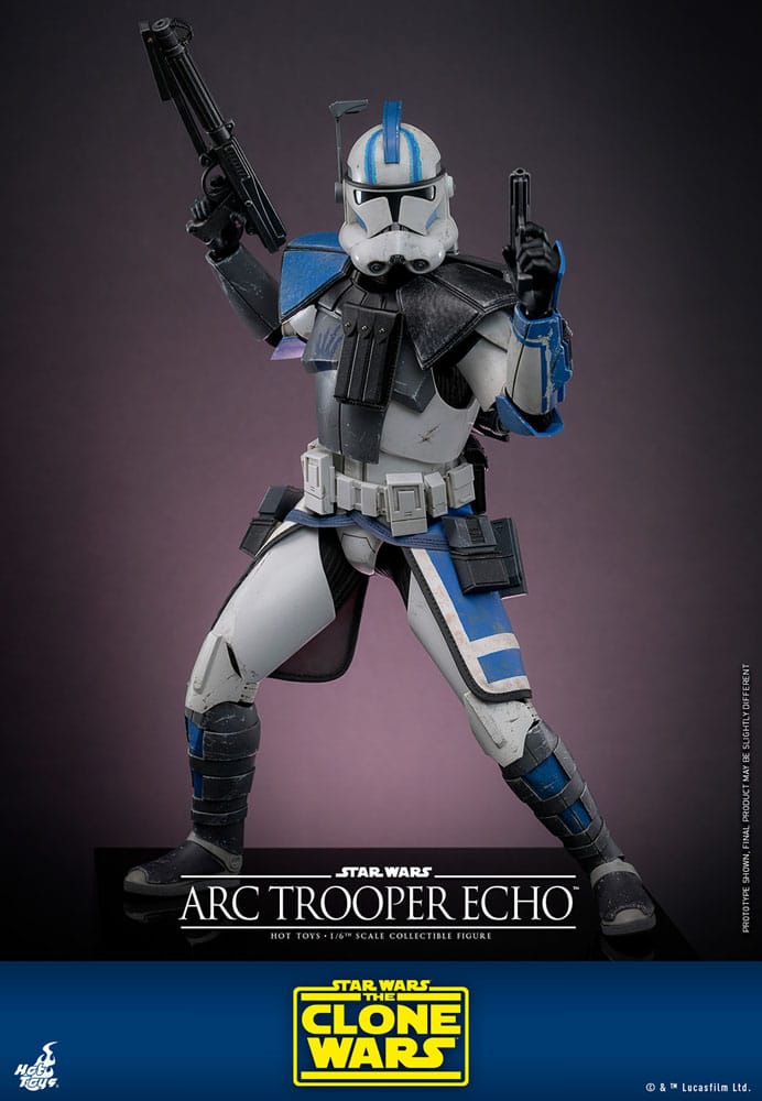 Star Wars: The Clone Wars Actionfigur 1/6 Arc Trooper Echo 30 cm