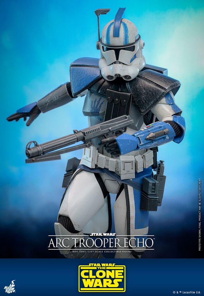 Star Wars: The Clone Wars Actionfigur 1/6 Arc Trooper Echo 30 cm