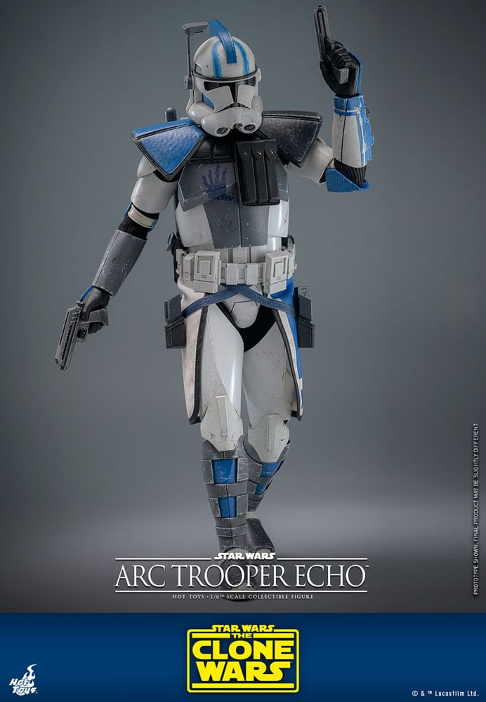 Star Wars: The Clone Wars Actionfigur 1/6 Arc Trooper Echo 30 cm