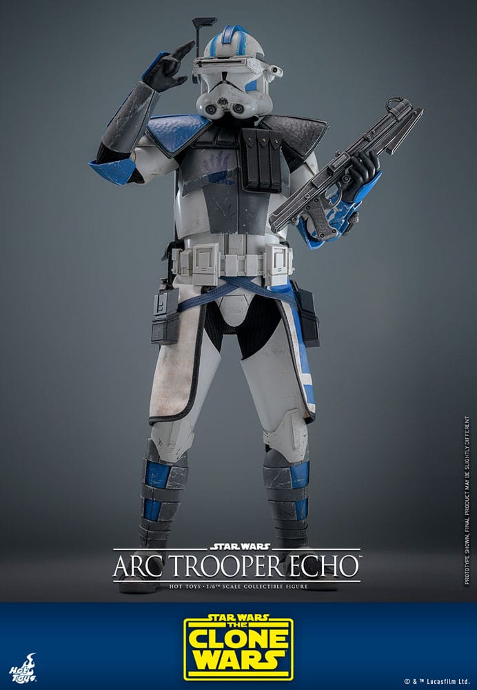 Star Wars: The Clone Wars Actionfigur 1/6 Arc Trooper Echo 30 cm