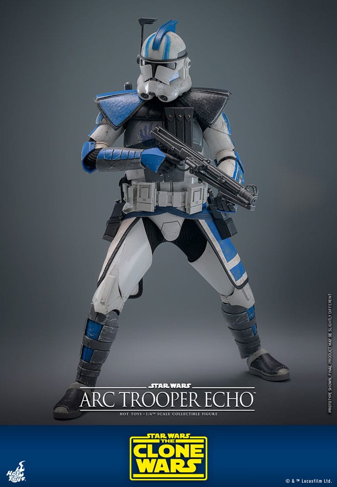 Star Wars: The Clone Wars Actionfigur 1/6 Arc Trooper Echo 30 cm