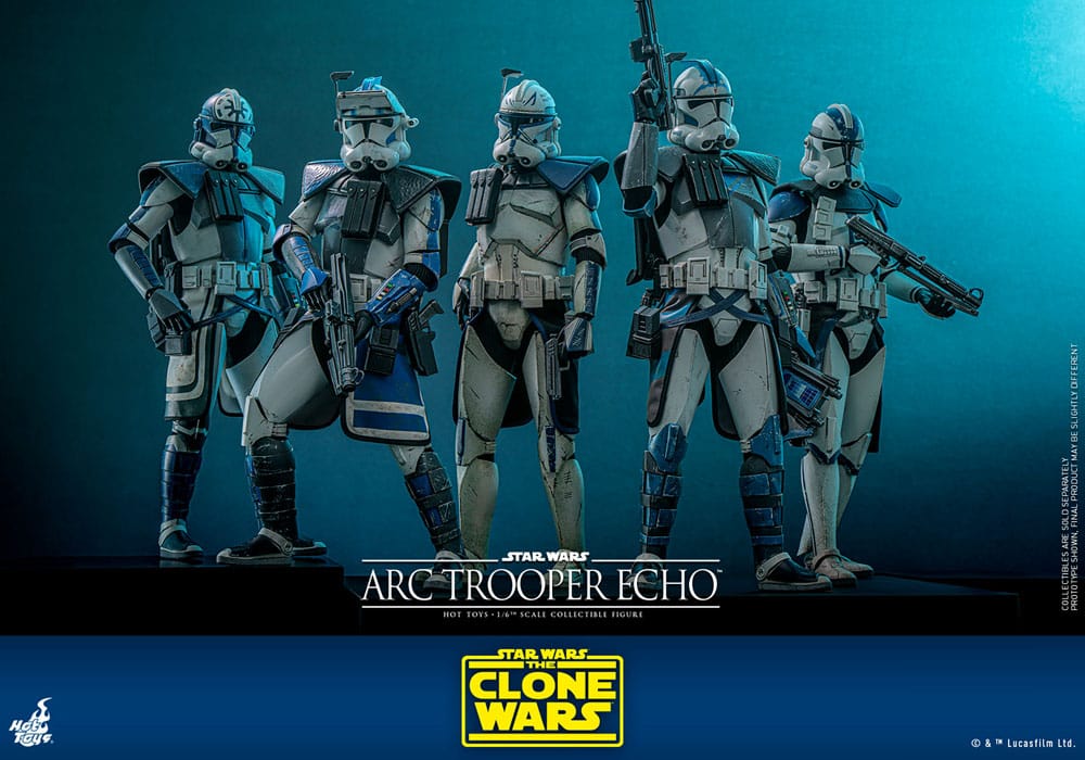 Star Wars: The Clone Wars Actionfigur 1/6 Arc Trooper Echo 30 cm