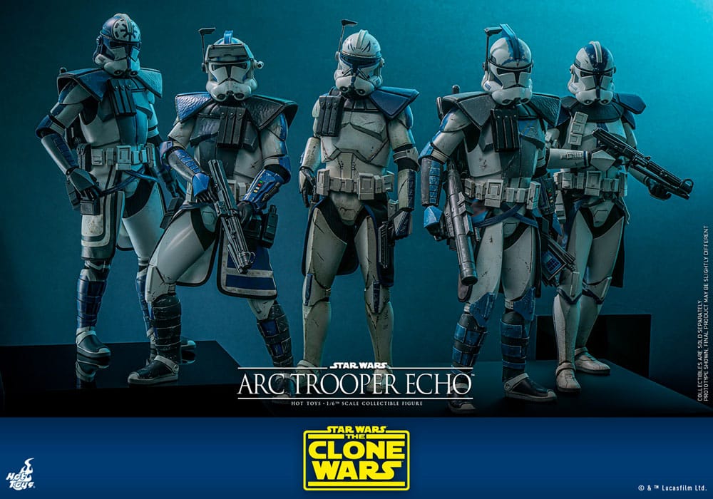 Star Wars: The Clone Wars Actionfigur 1/6 Arc Trooper Echo 30 cm