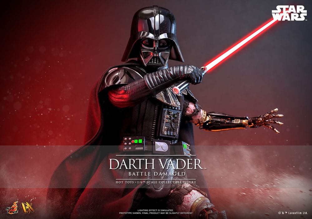 Star Wars Actionfigur 1/6 Darth Vader (Battle Damaged) 35 cm