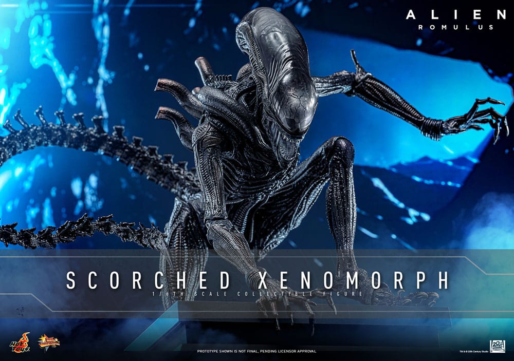 Alien: Romulus Movie Masterpiece Actionfigur 1/6 Scorched Xenomorph 44 cm