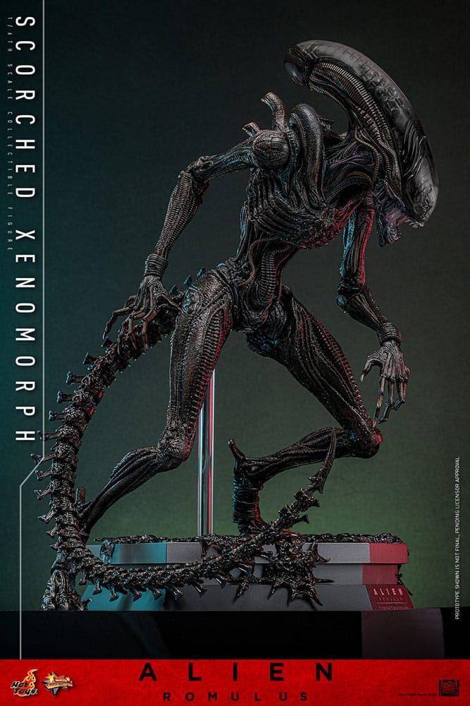 Alien: Romulus Movie Masterpiece Actionfigur 1/6 Scorched Xenomorph 44 cm