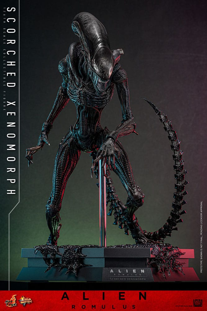 Alien: Romulus Movie Masterpiece Actionfigur 1/6 Scorched Xenomorph 44 cm