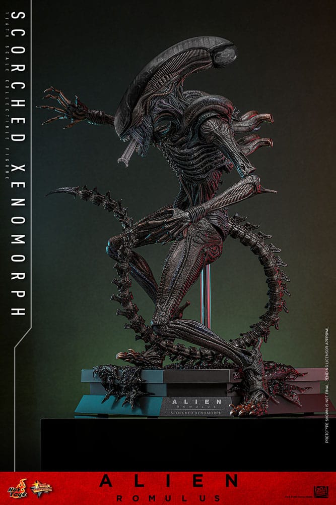 Alien: Romulus Movie Masterpiece Actionfigur 1/6 Scorched Xenomorph 44 cm