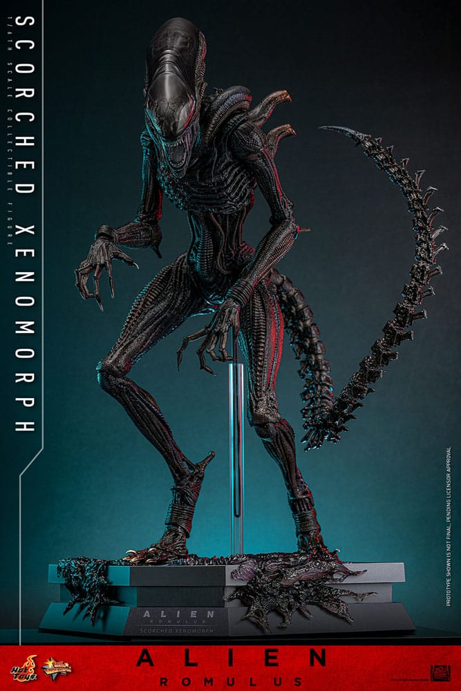 Alien: Romulus Movie Masterpiece Actionfigur 1/6 Scorched Xenomorph 44 cm