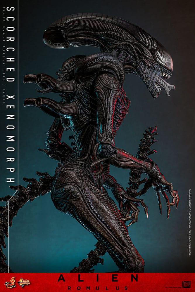 Alien: Romulus Movie Masterpiece Actionfigur 1/6 Scorched Xenomorph 44 cm