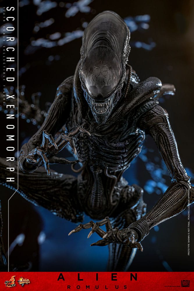 Alien: Romulus Movie Masterpiece Actionfigur 1/6 Scorched Xenomorph 44 cm