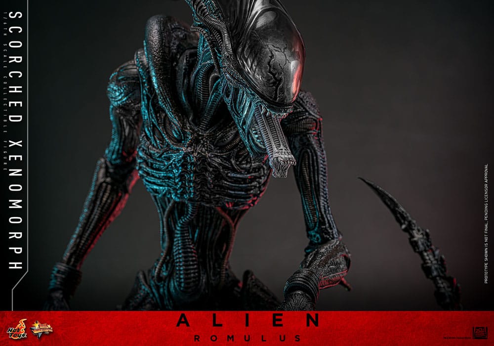 Alien: Romulus Movie Masterpiece Actionfigur 1/6 Scorched Xenomorph 44 cm