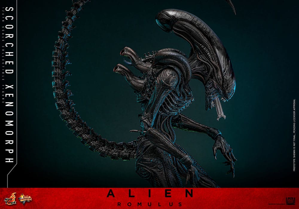 Alien: Romulus Movie Masterpiece Actionfigur 1/6 Scorched Xenomorph 44 cm