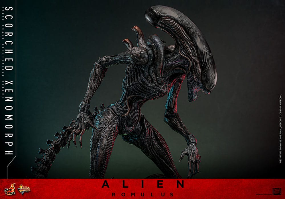 Alien: Romulus Movie Masterpiece Actionfigur 1/6 Scorched Xenomorph 44 cm