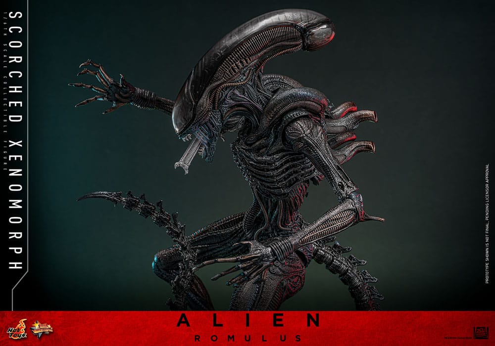 Alien: Romulus Movie Masterpiece Actionfigur 1/6 Scorched Xenomorph 44 cm