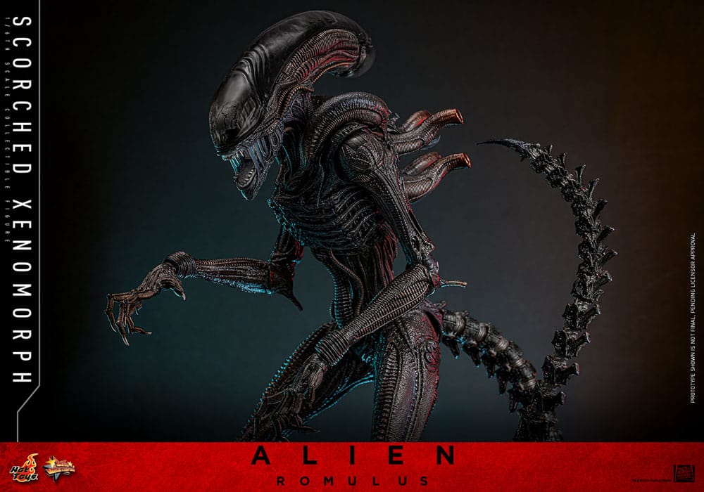 Alien: Romulus Movie Masterpiece Actionfigur 1/6 Scorched Xenomorph 44 cm