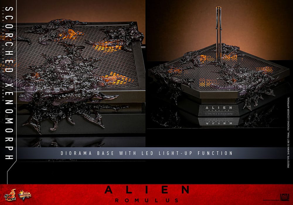 Alien: Romulus Movie Masterpiece Actionfigur 1/6 Scorched Xenomorph 44 cm