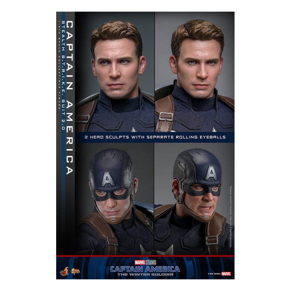 The Return of the First Avenger Movie Masterpiece Actionfigur 1/6 Captain America (Stealth S.T.R.I.K.E. Suit) 2.0 31 cm