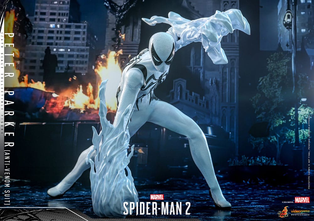 Spider-Man 2 Video Game Masterpiece Actionfigur 1/6 Peter Parker (Anti-Venom Suit) 30 cm