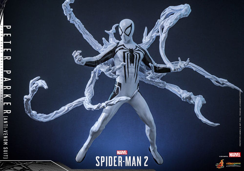 Spider-Man 2 Video Game Masterpiece Actionfigur 1/6 Peter Parker (Anti-Venom Suit) 30 cm