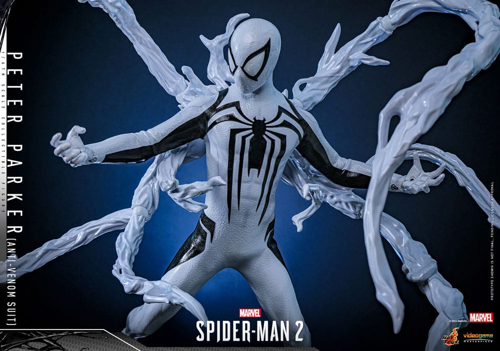 Spider-Man 2 Video Game Masterpiece Actionfigur 1/6 Peter Parker (Anti-Venom Suit) 30 cm