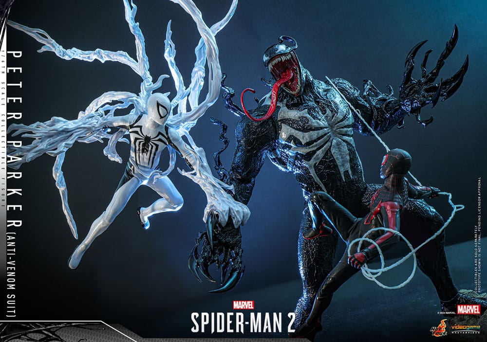 Spider-Man 2 Video Game Masterpiece Actionfigur 1/6 Peter Parker (Anti-Venom Suit) 30 cm