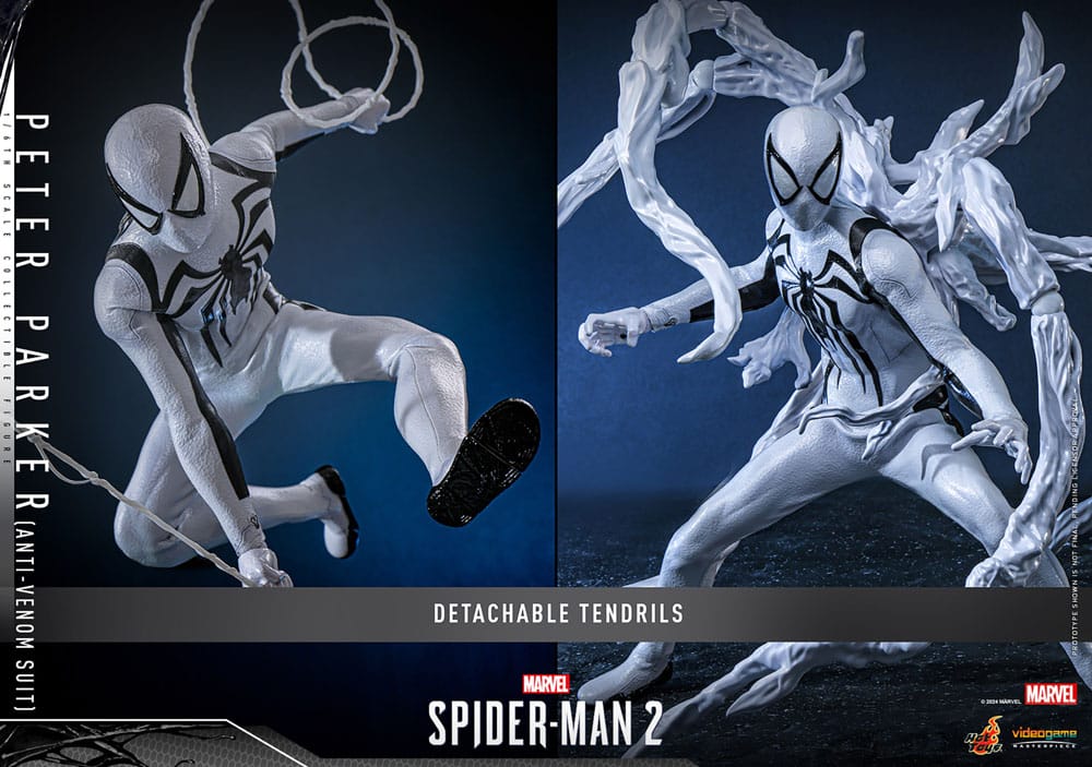 Spider-Man 2 Video Game Masterpiece Actionfigur 1/6 Peter Parker (Anti-Venom Suit) 30 cm