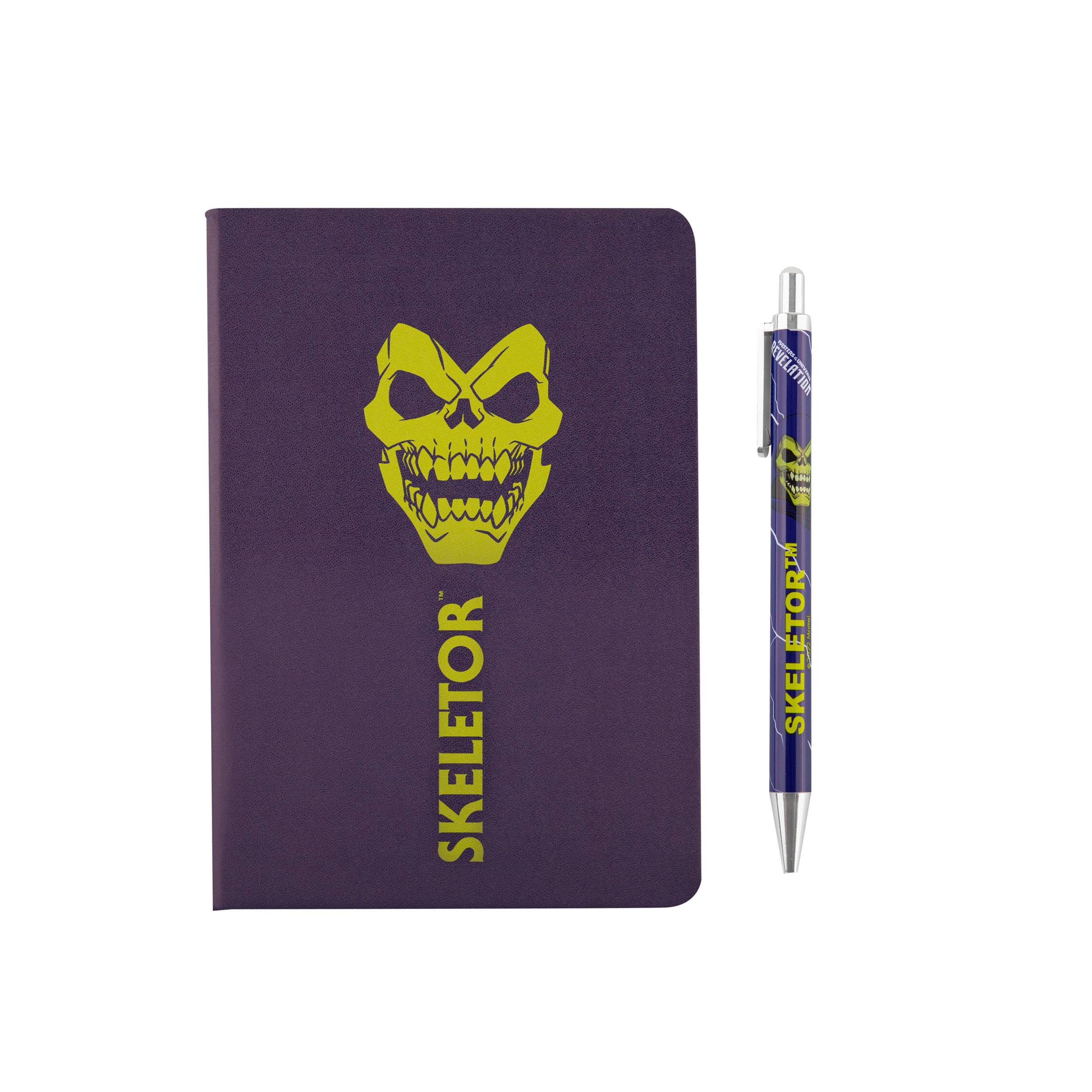 Masters of the Universe - Revelation: Notebook Set (Notebook + Stift) Skeletor 