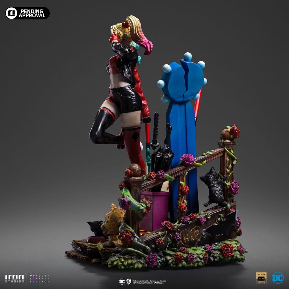 DC Comics Deluxe Art Scale Statue 1/10 Harley Quinn (Gotham City Sirens) 22 cm