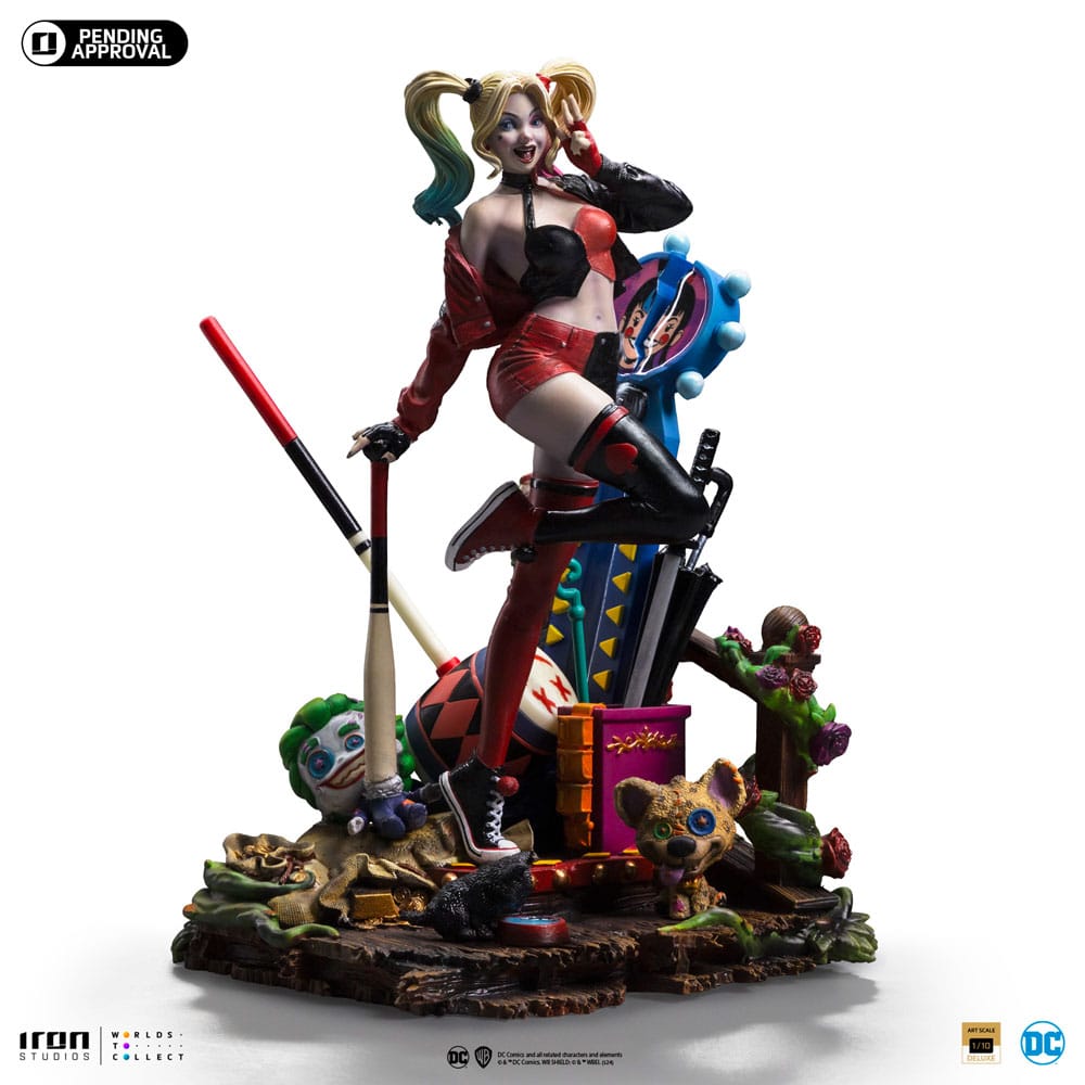 DC Comics Deluxe Art Scale Statue 1/10 Harley Quinn (Gotham City Sirens) 22 cm