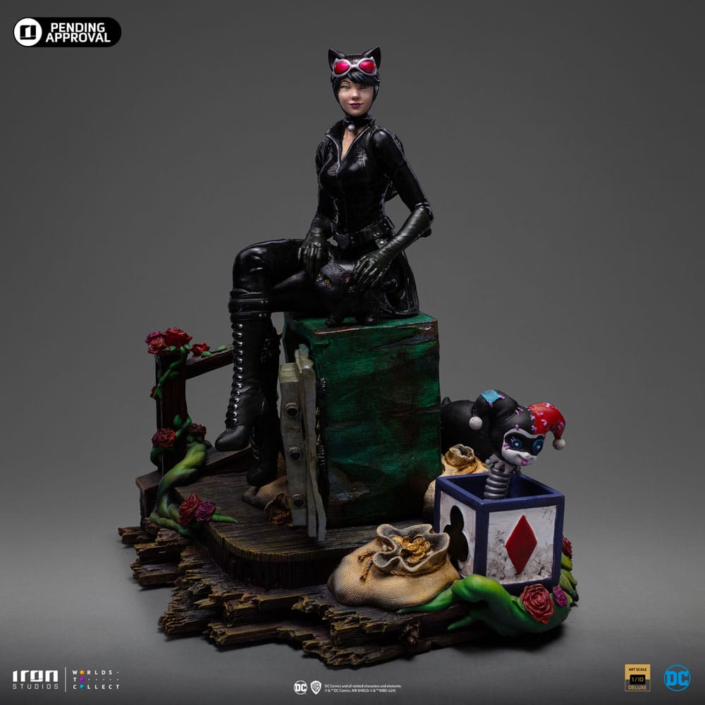 DC Comics Deluxe Art Scale Statue 1/10 Catwoman (Gotham City Sirens) 21 cm