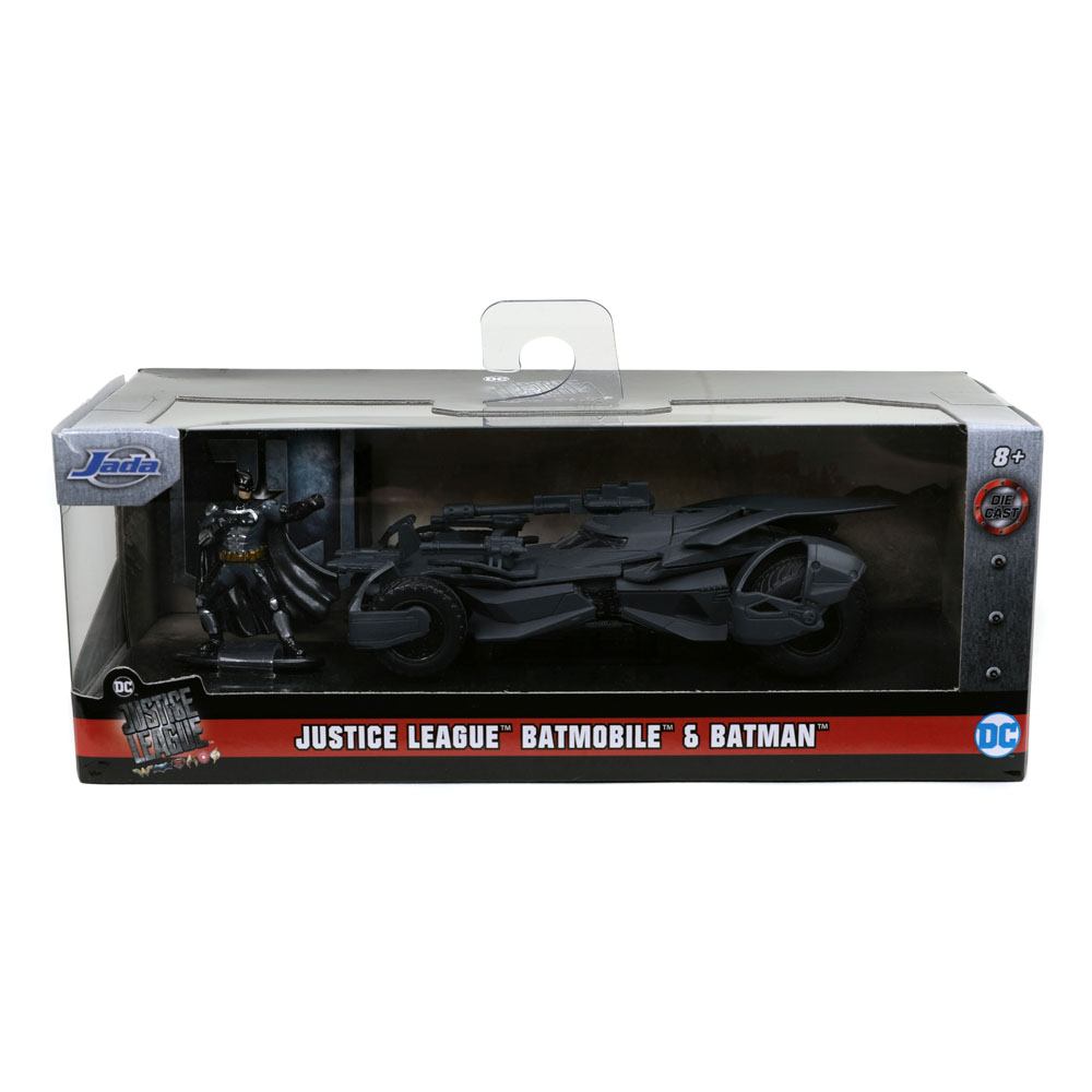 Justice League Hollywood Rides Diecast Modell 1/32 Batmobil mit Figur