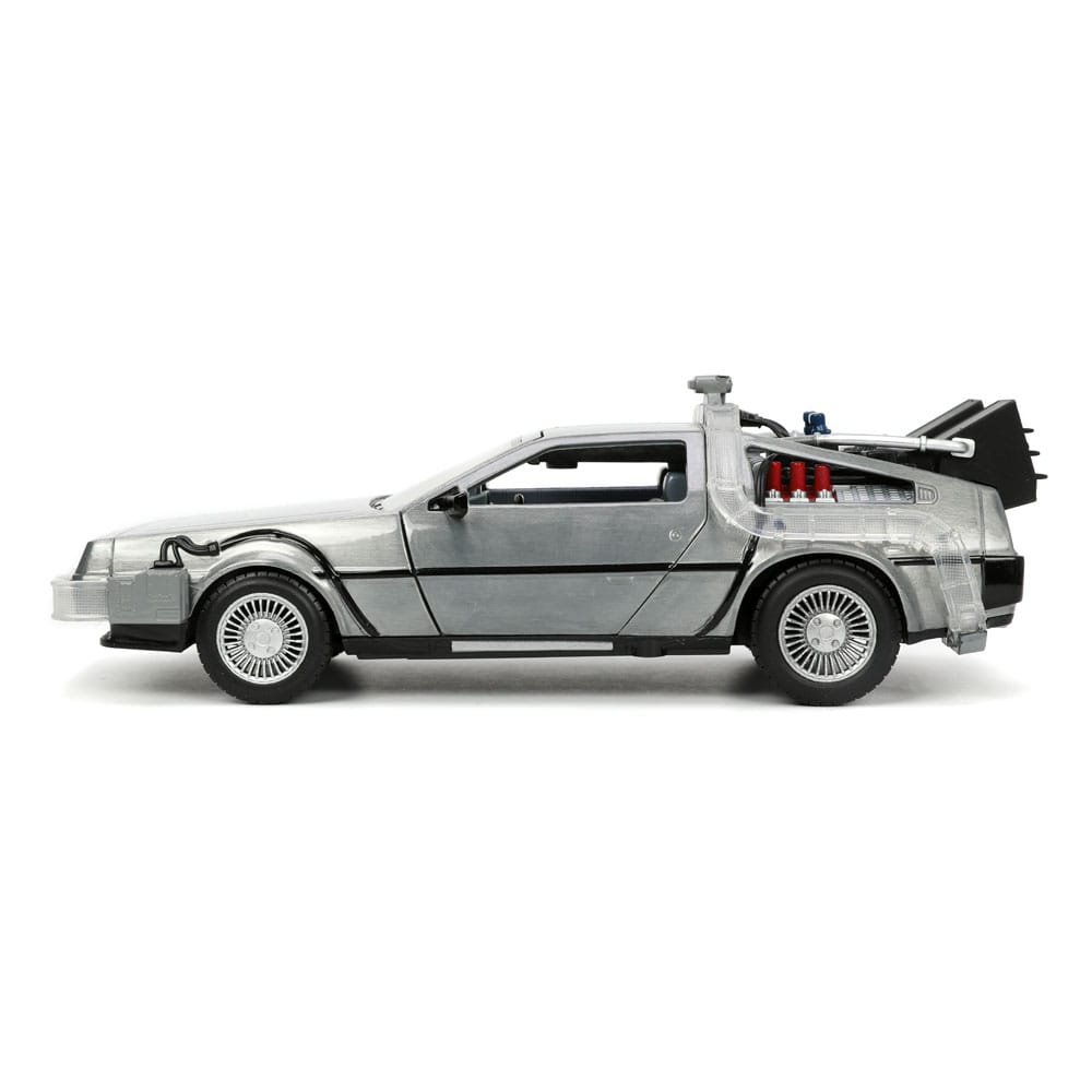 Back to the Future Hollywood Rides Diecast Modell 1/24 Back to the Future 1 Time Machine