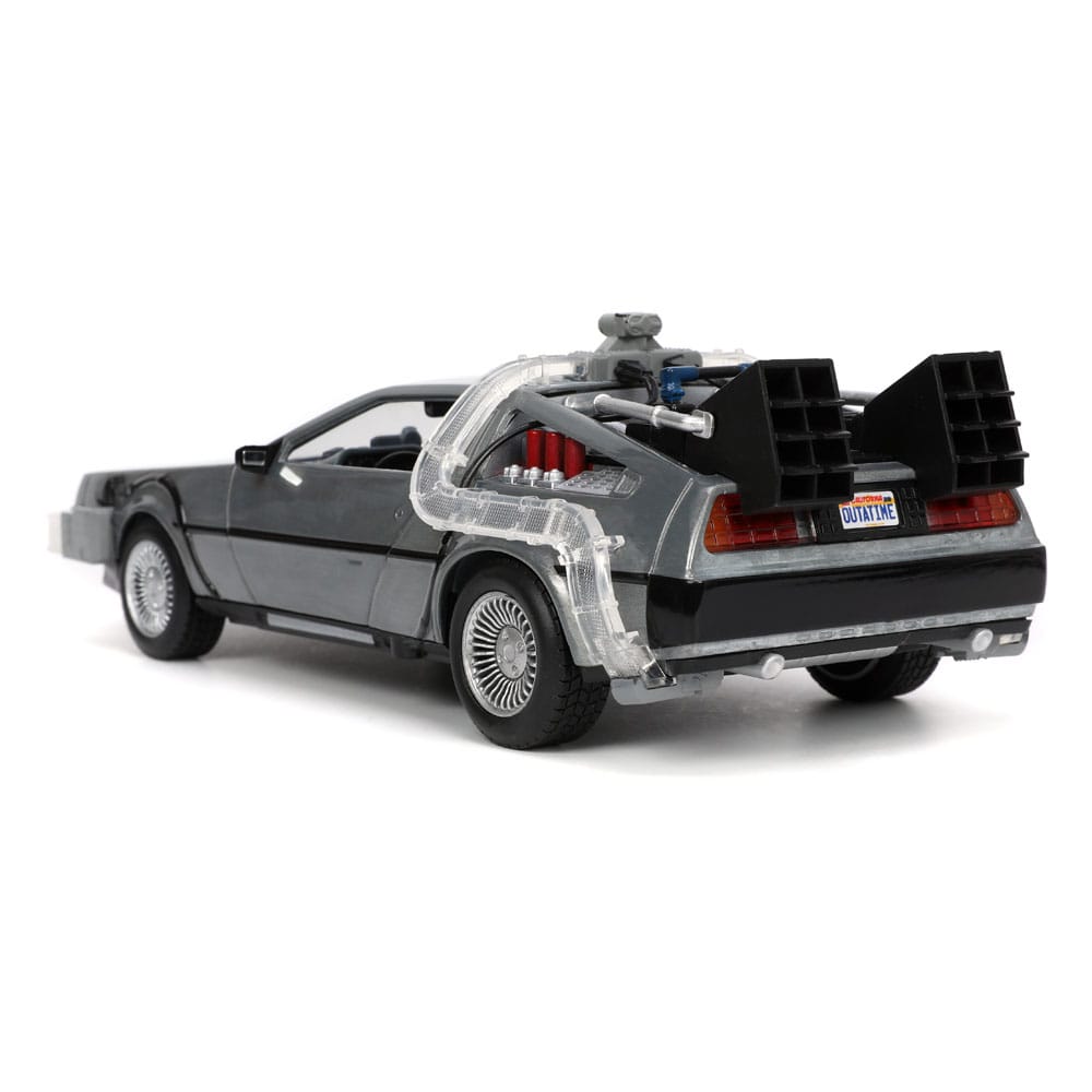 Back to the Future Hollywood Rides Diecast Modell 1/24 Back to the Future 1 Time Machine