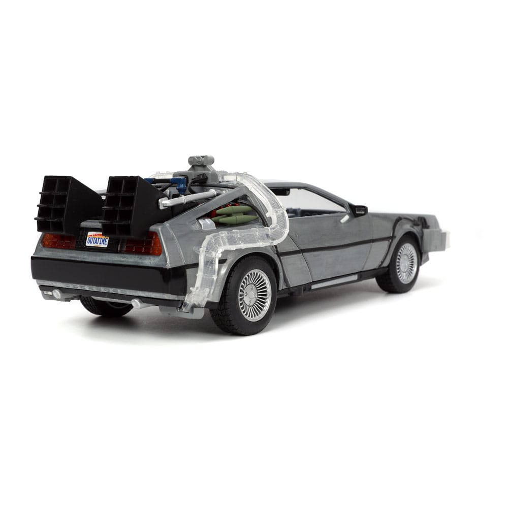 Back to the Future Hollywood Rides Diecast Modell 1/24 Back to the Future 1 Time Machine