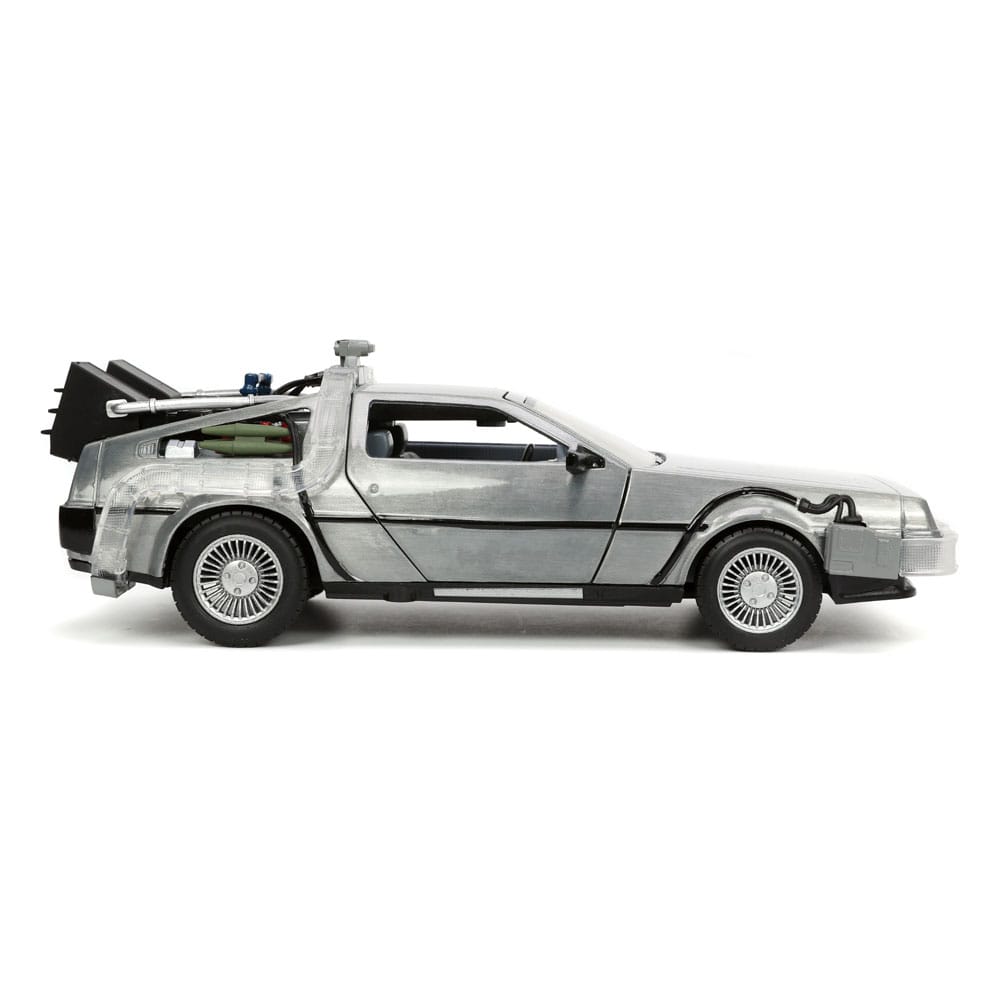 Back to the Future Hollywood Rides Diecast Modell 1/24 Back to the Future 1 Time Machine