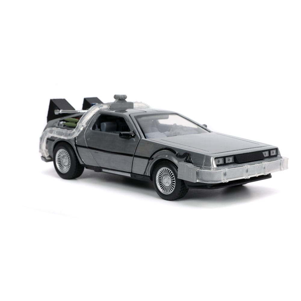 Back to the Future Hollywood Rides Diecast Modell 1/24 Back to the Future 1 Time Machine