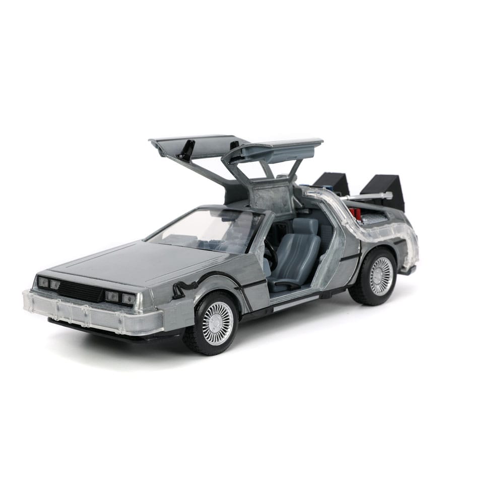 Back to the Future Hollywood Rides Diecast Modell 1/24 Back to the Future 1 Time Machine