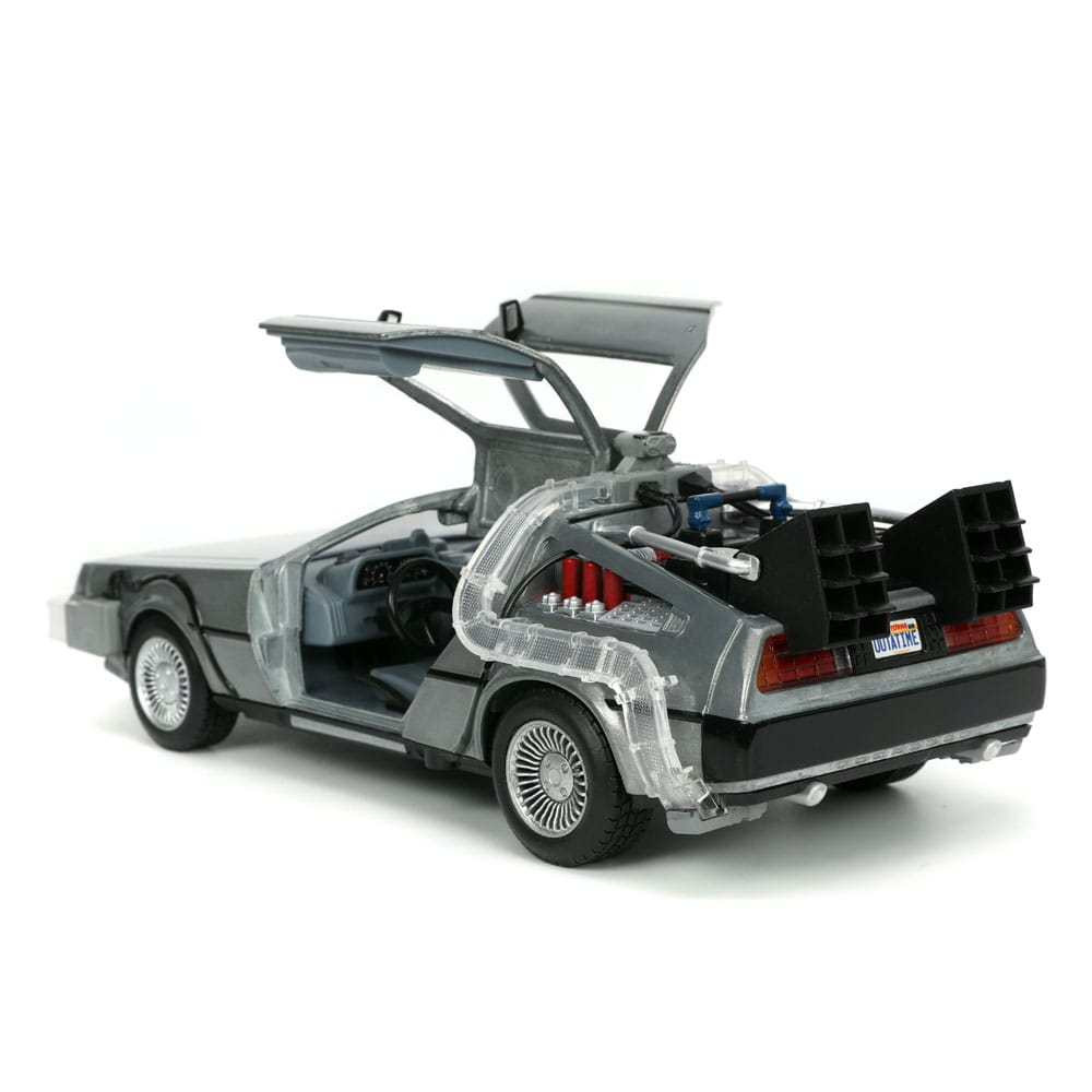 Back to the Future Hollywood Rides Diecast Modell 1/24 Back to the Future 1 Time Machine