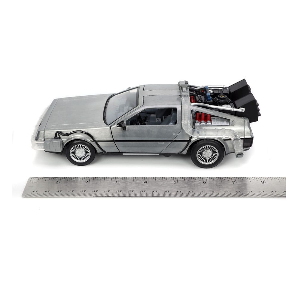 Back to the Future Hollywood Rides Diecast Modell 1/24 Back to the Future 1 Time Machine