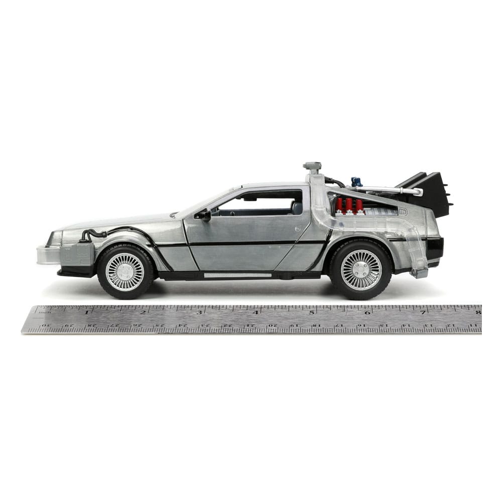 Back to the Future Hollywood Rides Diecast Modell 1/24 Back to the Future 1 Time Machine