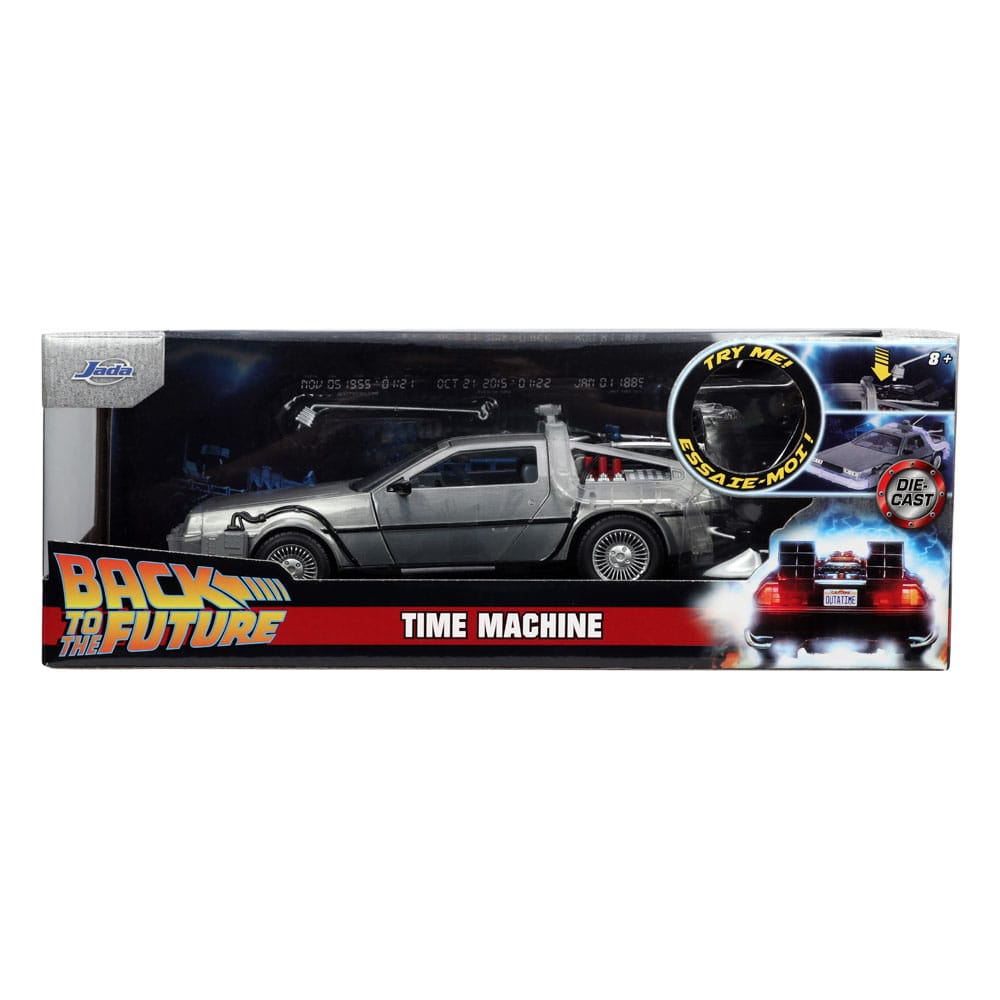 Back to the Future Hollywood Rides Diecast Modell 1/24 Back to the Future 1 Time Machine