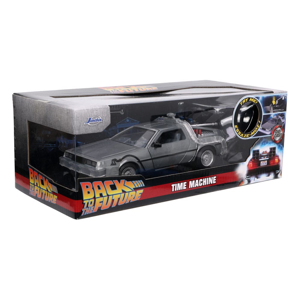 Back to the Future Hollywood Rides Diecast Modell 1/24 Back to the Future 1 Time Machine